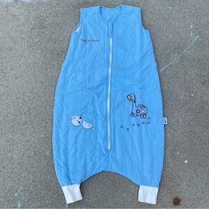 SlumberSac Toddler sleep sack Summer weight 1.0 tog 24-36 months blue Preowned